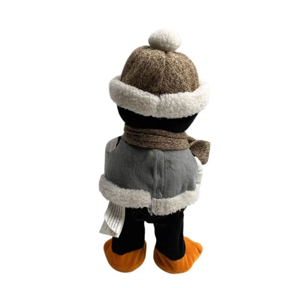 Gemmy Shuffler Animated Christmas Penguin Sings Honey I'm Good Dances SEE VIDEO